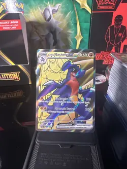 Pokemon TCG Cynthia's Garchomp EX 204 SVP Scarlet & Violet Promo - Image 1