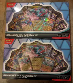 4 Boxes Pokemon Salamence ex and Reshiram ex Premium Collection Box NEW - Image 2