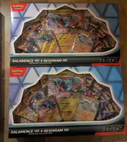 4 Boxes Pokemon Salamence ex and Reshiram ex Premium Collection Box NEW - Image 3