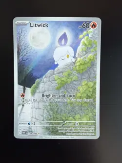 Litwick White Flare Illustration Rare 101/086 Pokemon TCG - Image 1