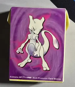 Vintage WOTC Pokemon Pikachu Mewtwo Ultra Pro Deck Box 1999 w/ Extra Deck Box - Image 4