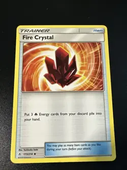 Pokemon TCG - Fire Crystal 173/214 SM Unbroken Bonds LP - Image 1