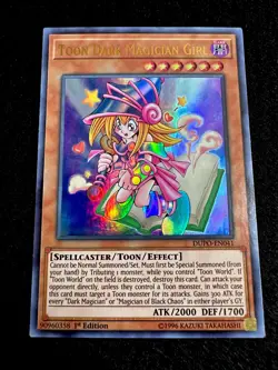 🔥 YUGIOH • TOON DARK MAGICIAN GIRL • ULTRA RARE • DUPO-EN041 • 1st • VLP 🔥 - Image 2