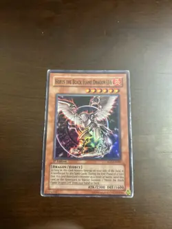 Yu-Gi-Oh Horus the Black Flame Dragon LV6 SOD-EN007 Super Rare 1st Edition - Image 1