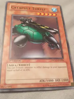 Yu-Gi-Oh Catapult Turtle DPYG-EN006 Common 1st Edition Lp - Image 1