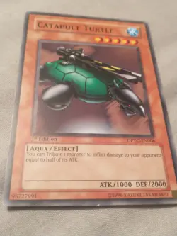 Yu-Gi-Oh Catapult Turtle DPYG-EN006 Common 1st Edition Lp - Image 3
