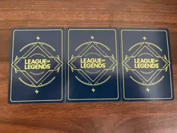 Riftbound League of Legends Chinese TCG Promo 3 Card Set Jinx Viktor Leesin NM - Image 2