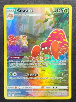 Parasect TG01/TG30 Lost Origin Trainer Gallery Ultra Rare Pokemon Card - Image 1