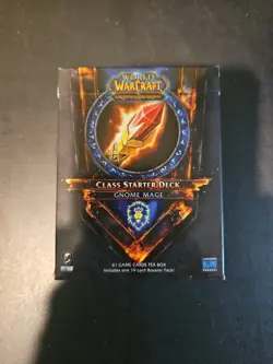 World Of Warcraft Trading Card Game Set, Gnome Mage, Open Box, Unused - Image 1