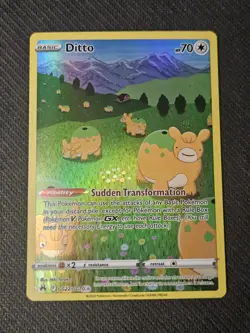 Pokemon TCG Ditto Crown Zenith-Galarian Gallery Holo Ultra Rare Card GG22/GG70 - Image 1