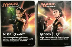 Magic The Gathering Gideon Jura 30 card Deck & Nissa Revane 30 card - Image 1