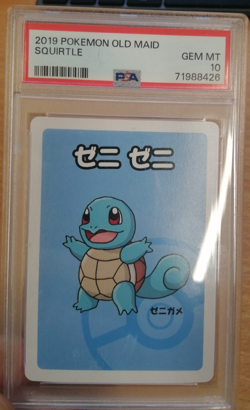 Pokemon Card Squirtle Japanese Old Maid Game 2019 PSA 10 - Image 1