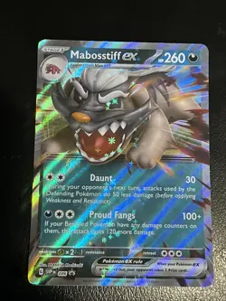 Pokemon TCG: Mabosstiff EX -#086- ~SV: Scarlet & Violet Promo Card (SVP)~ NM/MT - Image 1