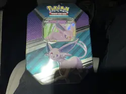 Pokemon Cards TCG Espeon V Heroes Tin Brand New Sealed Pokemon 4 Booster Packs * - Image 1