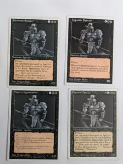 4 Hypnotic Specter MTG Exc Free shipping with tracking - Image 1