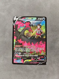 Pokemon TCG Galarian Moltres V TG20/TG30 Astral Radiance Trainer Gallery - NM - Image 1