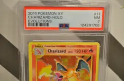 Charizard 11/108 2016 XY Evolutions Holo Rare Pokemon PSA 7 - Image 2
