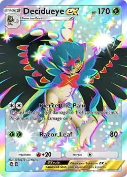 Pokemon TCG Pocket - Decidueye EX - 2 ⭐Shiny - Mega Rising - B1 - ENGLISH - Image 1