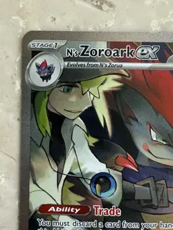 Pokemon N's Zoroark ex 185/159 Sv09: Journey Together Holo NM/M - Image 2