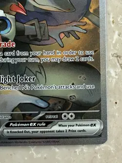 Pokemon N's Zoroark ex 185/159 Sv09: Journey Together Holo NM/M - Image 4