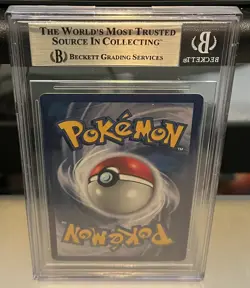 1999 Pokemon Base 1st Edition Thick Stamp Gust Of Wind BGS 8 - Image 2