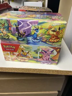 Pokemon SV8.5 Prismatic Evolutions Mini Tins Display Sealed New - Image 1