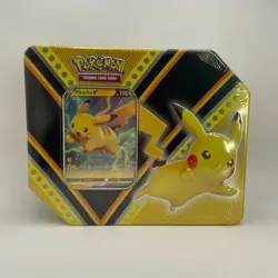 Pokemon TCG: Pikachu V Powers Tin - Factory Sealed - Includes 5 Booster Packs - Image 1