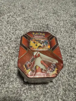 Pokemon TCG 2015 Hoenn Power Blaziken EX Tin Factory Sealed, New - Image 1