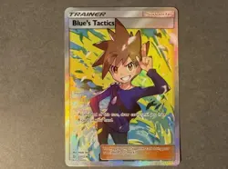 Pokemon TCG Blue's Tactics Unified Minds 231/236 Holo Full Art Ultra Rare - Image 2