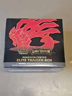 Pokemon Center Lost Origin ETB New Factory Sealed (Small Tear on Side) - Image 1