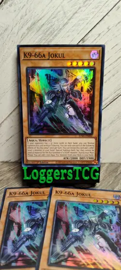 Yu-Gi-Oh! K9-66A Jokul x3 / JUSH-EN032 1st Edition NM - Image 1