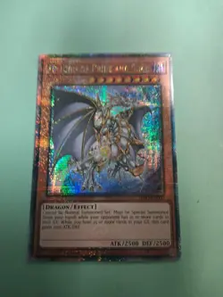 YuGiOh Dragon Of Pride And Soul - INFO-EN000 - Qcr NMint Fast Ship - Image 1