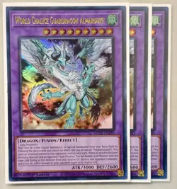 Yugioh! 3x World Chalice Guardragon Almarduke MP25-EN285 Ultra Rare 1st Ed NM - Image 1