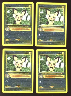2000 WOTC POKEMON LEAGUE PICHU #35 BLACK STAR HOLO PROMO LOT OF 10 UNPLAYED - Image 4