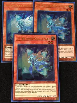Yugioh Lee The World Chalice Fairy COTD-EN022 1ST ULTRA x3 (NM) - Image 1