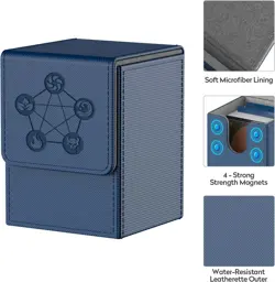 eck Box Compatible with MTG Cards, Trading Card Case with 2 Dividers per Holder - Image 3
