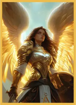 Angel Valkerie Game Card Sleeves 100 Pack - Perfect Fit for TCG, MTG, Giada Font - Image 1