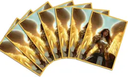 Angel Valkerie Game Card Sleeves 100 Pack - Perfect Fit for TCG, MTG, Giada Font - Image 3