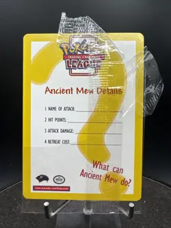 ANCIENT MEW DETAILS INSERT CARD - Pokemon Card - Promo - NM - Image 2