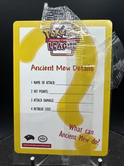 ANCIENT MEW DETAILS INSERT CARD - Pokemon Card - Promo - NM - Image 4