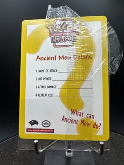 ANCIENT MEW DETAILS INSERT CARD - Pokemon Card - Promo - NM - Image 5