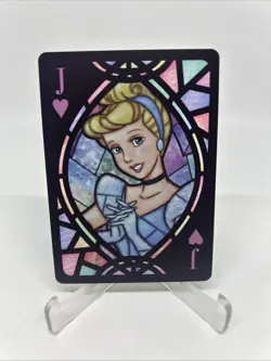 Cinderella 2021 Tenyo Disney Stained Glass Playing Card Japanese - Image 1