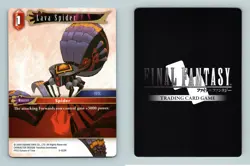 Lava Spider #8--022R Final Fantasy Opus VIII 2019 Rare TCG Card - Image 1