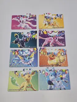 Pokemon Prismatic Evolutions Surprise Box Double Sided Card Dividers 8 Ct Set NM - Image 1