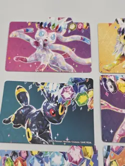 Pokemon Prismatic Evolutions Surprise Box Double Sided Card Dividers 8 Ct Set NM - Image 2