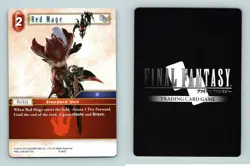 Red Mage #8-002C Final Fantasy Opus VIII 2019 Common TCG Card - Image 1