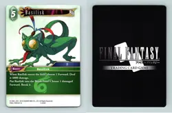 Basilisk #8-059C Final Fantasy Opus VIII 2019 Common TCG Card - Image 1