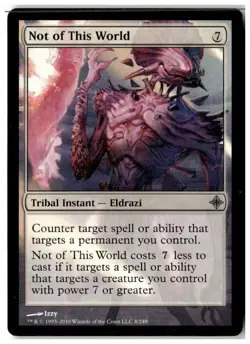 MTG Not of This World - Rise of the Eldrazi Moderately Played English - Image 1