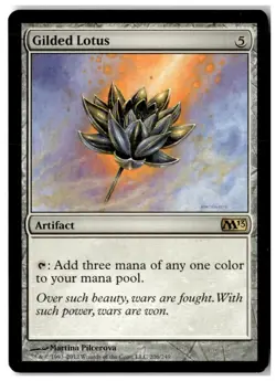 MTG Gilded Lotus - Magic 2013 (M13) Moderately Played English - Image 1