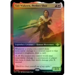 FOIL TAII WAKEEN, PERFECT SHOT (EXTENDED ART) X4 Outlaws Of Thunder Junction OTJ - Image 1